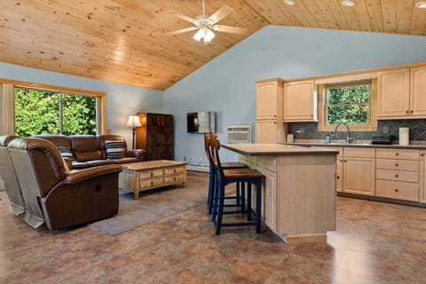 Second Full Kitchen and Living Room with High Ceilings (in-law suite)