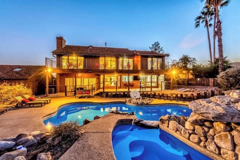 Back Yard with Pool and Hot tub!