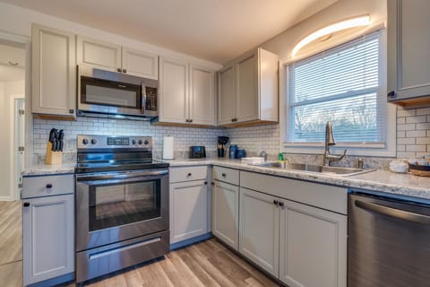 You'll also find all that you need to cook a meal or bake up something yummy.