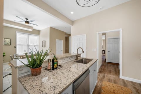 Step into the kitchen sanctuary, where culinary dreams come true! ️✨ With a fully-equipped sink, a trusty refrigerator, and a refreshing ceiling fan, this space is the heart of my home. Cooking has never been more enjoyable! #KitchenSanctuary #CulinaryDreams #HomeCooking