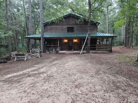 Front of Cabin & Parking