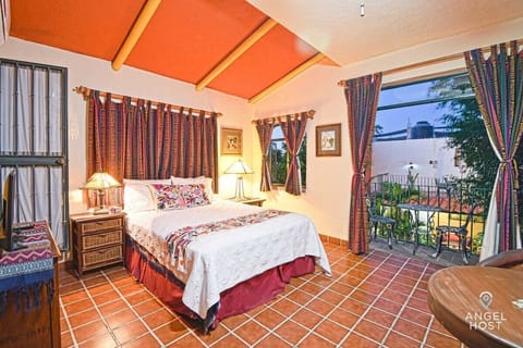 Bedroom 1 features a double bed to accommodate 2 guests.