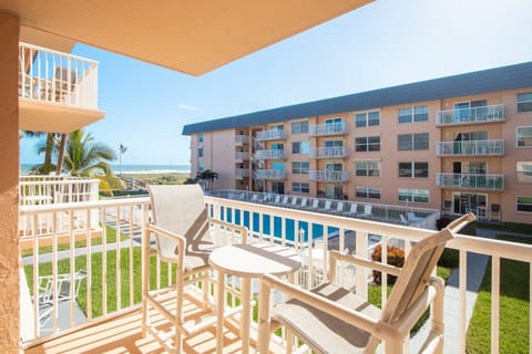 Beautiful views of the pool & beach from the private pool