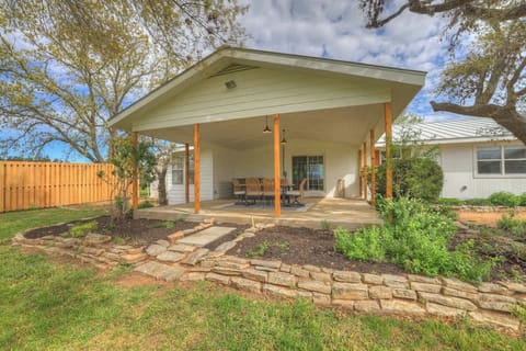 Back patio.