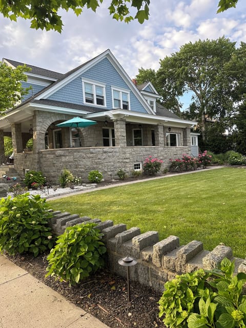110+ year old house with stone arches and entire first floor of stone 
