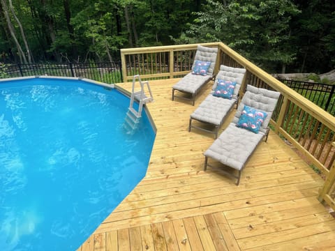 Take a dip in the pool or just relax poolside