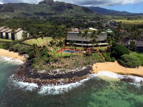 Strategic cliffside location offering bird`s-eye views of the shoreline.