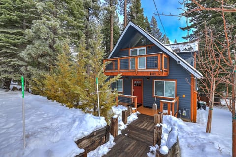 Front of home during Winter