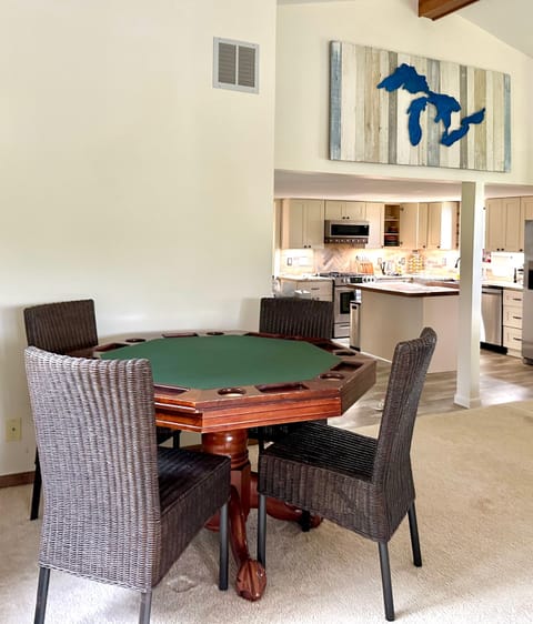 Card table.also has hard surface for dining