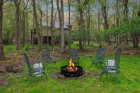 Get cozy by the fire with nature.