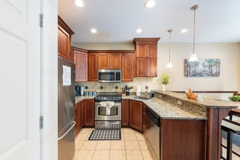 Open space layout. Where cooking meets dining.