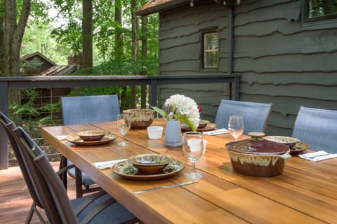 Experience timeless elegance with our classic outdoor dining table.