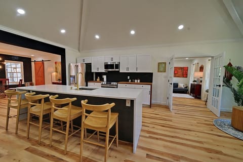 Indoors, Floor, Flooring, Hardwood, Dining Room