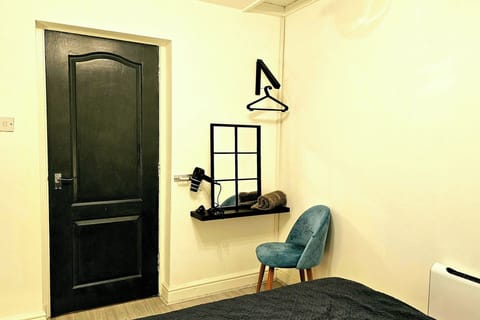 Our cozy dressing corner is designed to make getting ready feel effortless and enjoyable. Equipped with a mirror, a comfortable stool, and a convenient hair dryer, it’s the perfect spot to style your hair, do your makeup, or freshen up before heading out.