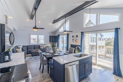 Top Level Kitchen and Living Area