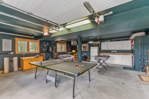 Game Room in Garage