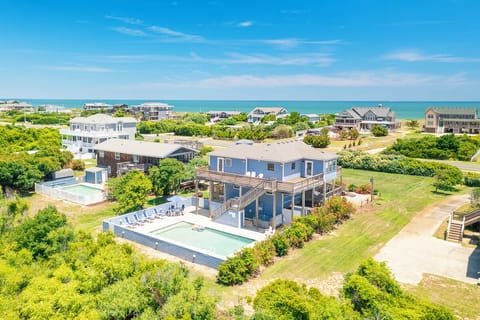 Rear Exterior and Private Pool