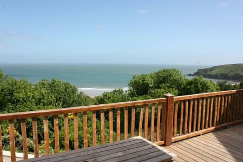 Truly spectacular sea views from decking area