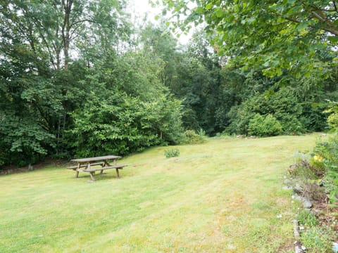 Garden with picnic bench
