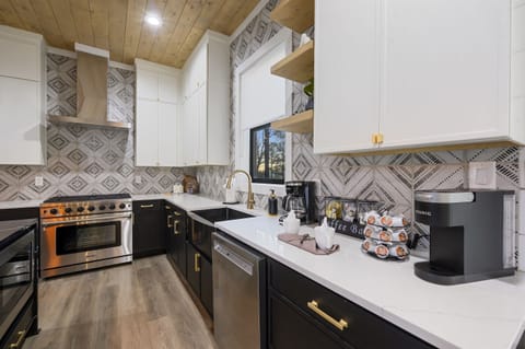 Daydream from the window above the sink as you sip your morning coffee.