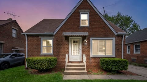 The front facade of our home—elegant and inviting, with clean lines, warm accents, and a touch of personality. It’s the first impression, reflecting comfort and style, where every detail speaks to the love and care put into making it truly ours.