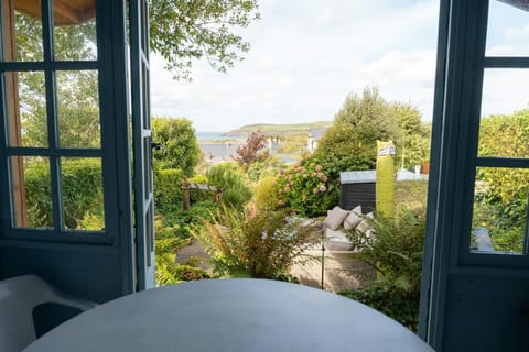 Summerhouse with distant sea views