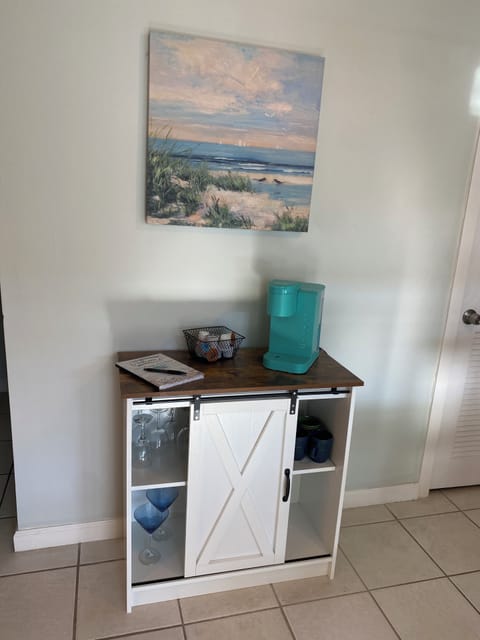 Hutch - keurig and coffee maker