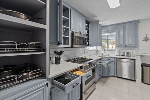 Cook your favorite meals in a fully equipped kitchen