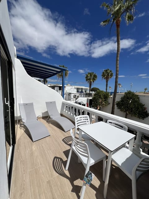 South facing balcony
