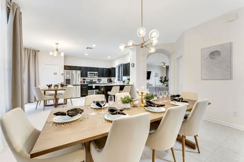 Main dining table seat 8, smaller dining table seat 4, bar seats 2 total of 14