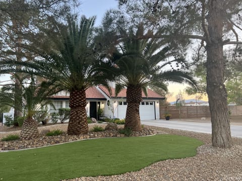 Front of the house on half acre 