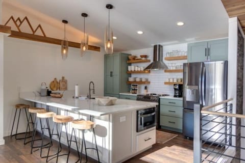 Fully stocked, kitchen for home cooked meals and entertaining!