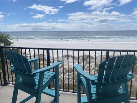 Relax on our private balcony while looking at this beautiful view!