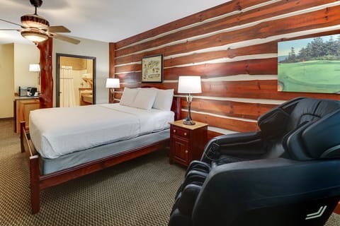 Unit with comfortable bed