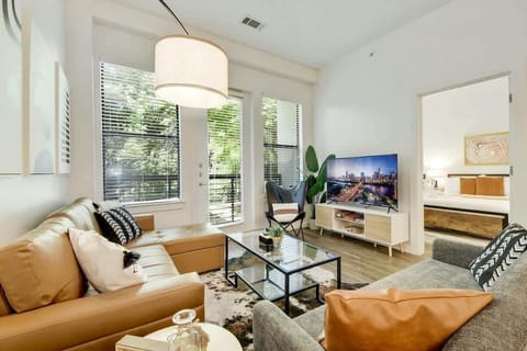 Comfy and Spacious Living Room with ATX Inspired Design