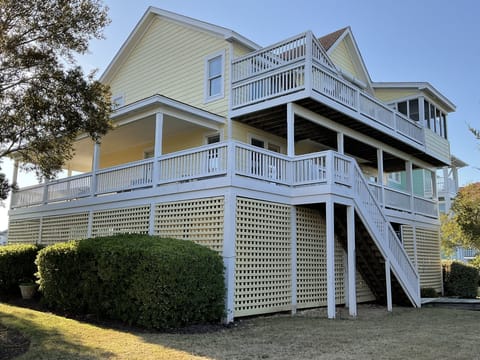 Wrap around porch and 3rd level porch.