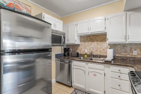 Fully stocked kitchen