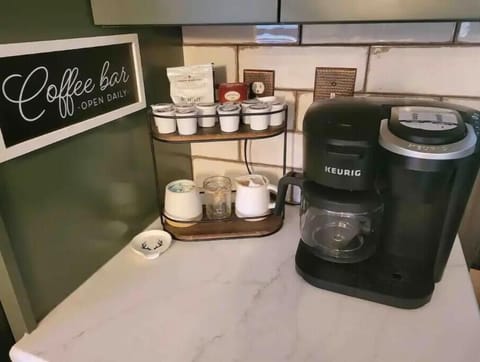 Drip and pod coffee.