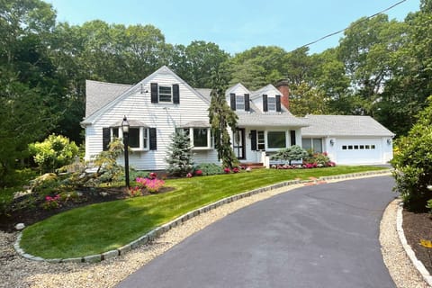 Serene and tranquil getaway with manicured grounds.