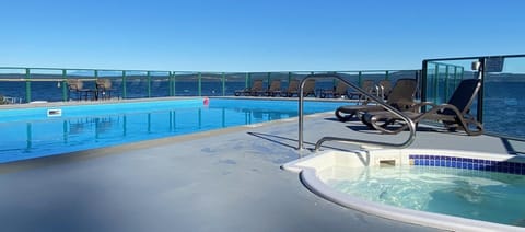 Hot tub with a view!