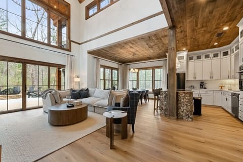 Relax in style with plenty of natural light and minimalist decor.