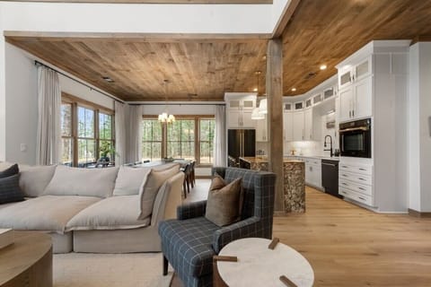 Relax in style with plenty of natural light and minimalist decor.