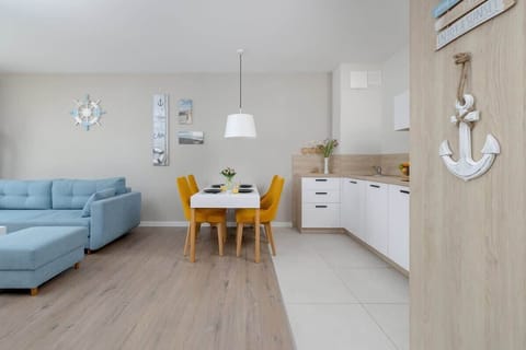 Kitchenette with a microwave