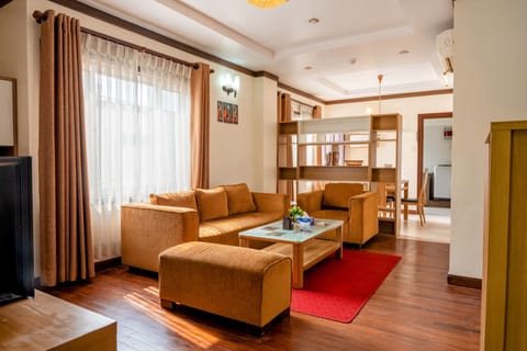 Spacious and modern living area

