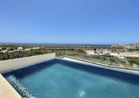The gorgeous view from the rooftop pool
