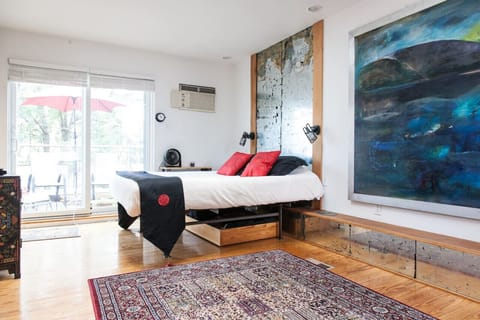 Bedroom and private deck