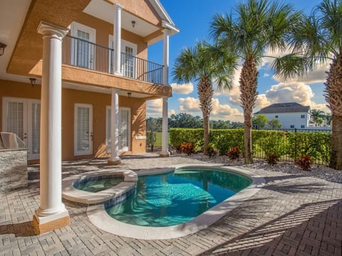 private, heated pool and spa