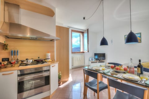 Kitchen and dining area