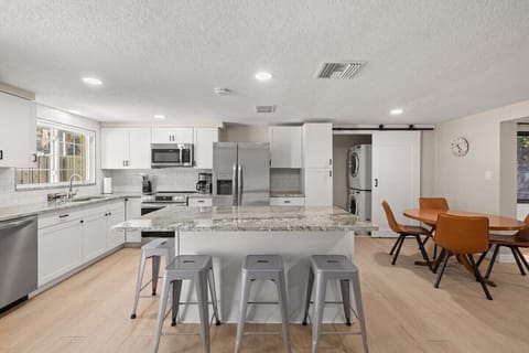Fully stocked kitchen
