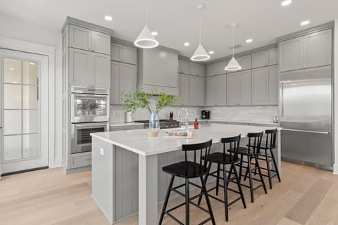 Brand New Kitchen with Stainless Steel Appliances